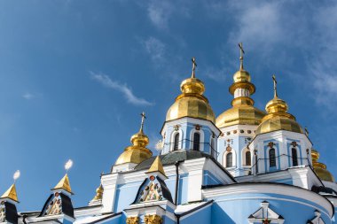 Kyiv, Ukrayna, Avrupa 'daki Aziz Michaels Manastırı cephesi