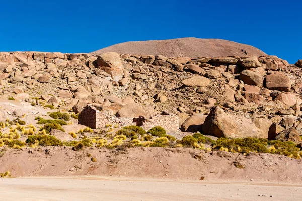 アンデス山脈 アタカマ チリの間欠泉を持つEl Tatio地熱フィールドの風景 — ストック写真