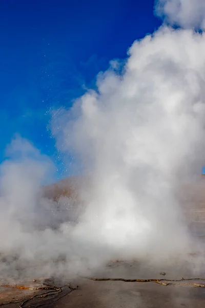 Táj Tatio Geotermikus Mező Gejzírekkel Andok Hegységben Atacama Chile — Stock Fotó