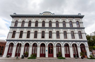 Pico House cephesi Los Angeles, Kaliforniya 'da tarihi bir bina.