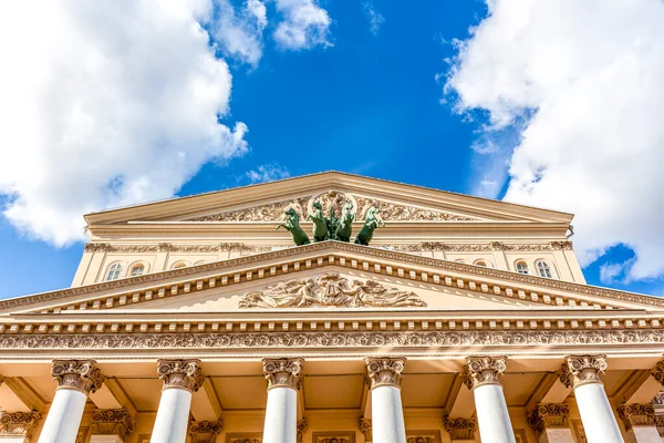 Gebouw Van Het Bolsjoi Theater Een Historisch Theater Moskou Rusland — Stockfoto