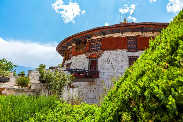 Exterior Watchtower National Museum Paro Rinpun Dzong Paro Bhutan Asia — Stock Photo, Image