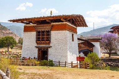 Punakha Dzong Köprüsü, Batı Butan, Asya