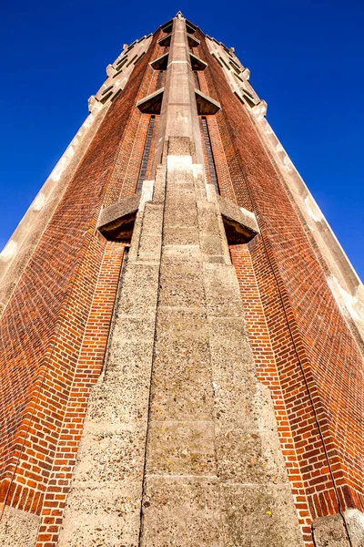 Art Deco Water Tower Westeinder Plassen Lake Alsmeer Noord Holland — стокове фото
