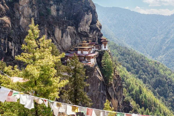 View Tiger Nest Monastery Taktshang Goemba Paro Bhutan — Stock Photo, Image