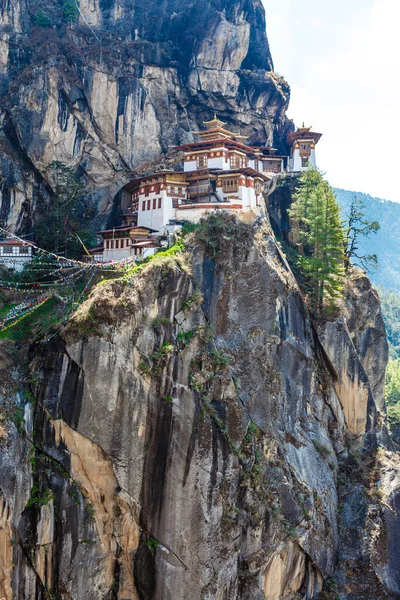 Veduta Monastero Tiger Nest Taktshang Goemba Paro Bhutan — Foto Stock