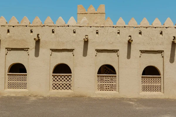 Interior Courtyard Jahili Fort Ain Abu Dhabi United Arab Emirates — Stock Photo, Image