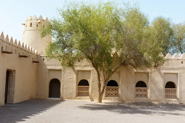 Wnętrze Fortu Jahili Ain Abu Dhabi Zjednoczone Emiraty Arabskie — Zdjęcie stockowe