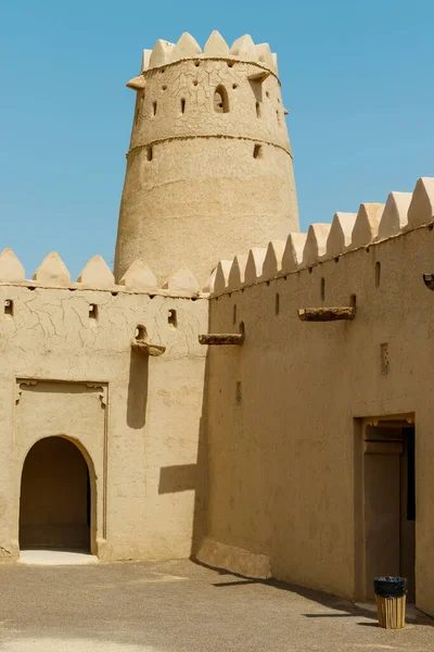 Interior Courtyard Jahili Fort Ain Abu Dhabi United Arab Emirates — Stock Photo, Image