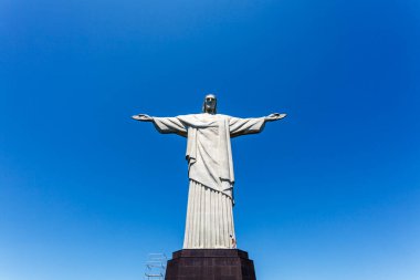 Rio de Janeiro 'daki İsa Heykeli, Brezilya, Güney Amerika