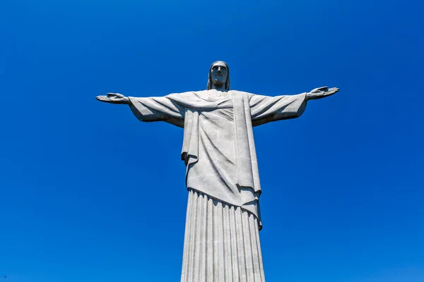 巴西里约热内卢的基督救赎者雕像 南美洲 — 图库照片
