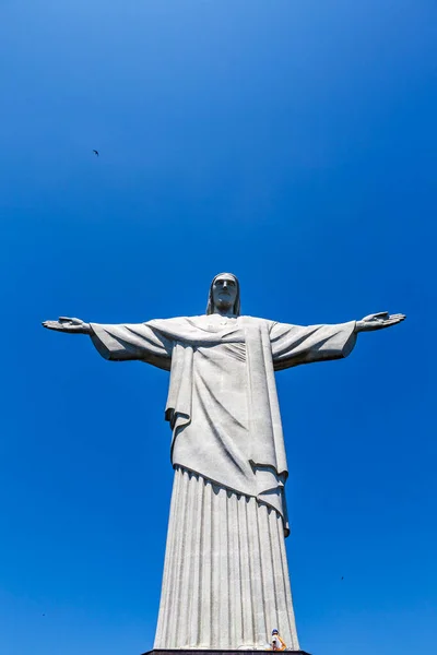 Standbeeld Van Christus Verlosser Rio Janeiro Brazilië Zuid Amerika — Stockfoto