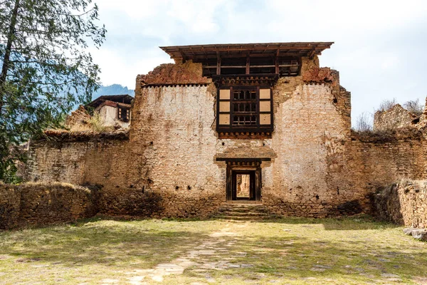 Ruinas Del Drukgyel Dzong Paro Bután Occidental Asia —  Fotos de Stock