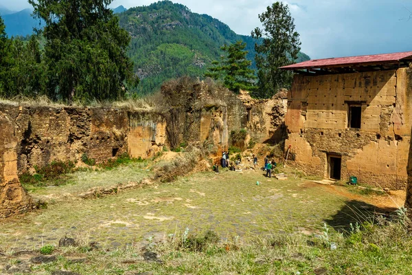 Ruins Drukgyel Dzong Paro Western Bhutan Asia — Stock Photo, Image