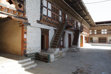 Mongar, Butan, Asya 'daki Mongar Dzong manastırı.