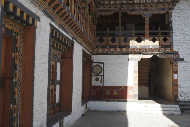 Mongar, Butan, Asya 'daki Mongar Dzong manastırı.