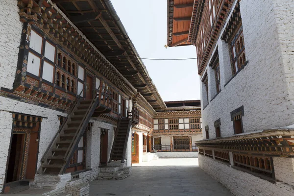 Interior Mongar Dzong Monastery Mongar Bhutan Asia — стоковое фото