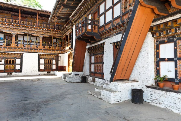 Interior Mongar Dzong Monastery Mongar Bhutan Asia — стоковое фото