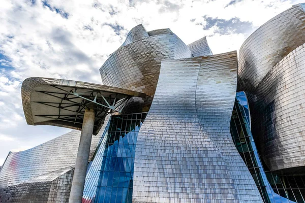 Exterior Guggenheim Museum Bilbao Spain Europe — Stock Photo, Image