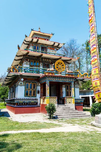Extérieur Zangto Pelri Lhakhang Monastère Bouddhiste Samdrup Jongkhar Bhoutan Asie — Photo
