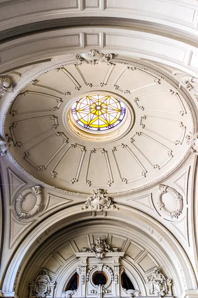 Cupola Interna Della Stazione Ferroviaria Estacion Mapocho Santiago Del Cile — Foto Stock