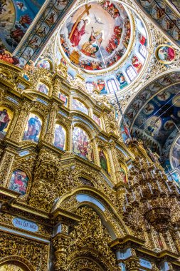 Kyevo-Pecherschka Lavra, Dormition katedralinin içinde sunak, Yukarı Lavra, Kiev (Kiev), Ukrayna