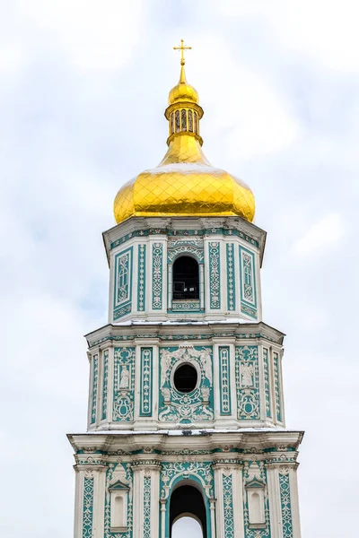 Kloktoren Van Kathedraal Van Sophia Kiev Oekraïne Europa — Stockfoto