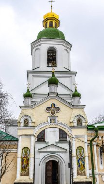 Çan kubbesi Kyevo Pecherska Lavra manastırı, Aşağı Lavra, Kiev (Kiev), Ukrayna