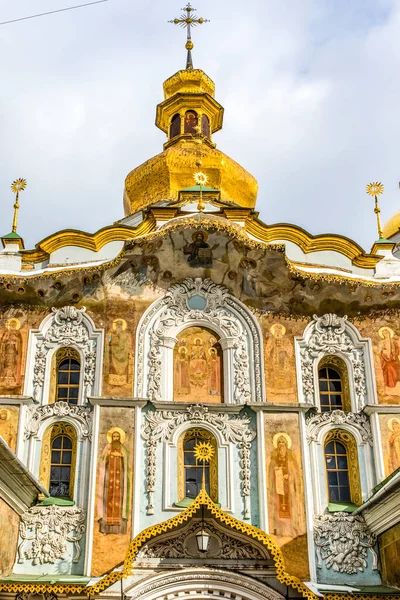 Puerta Iglesia Trinidad Siglo Xii Xviii Alto Lavra Kiev Ucrania —  Fotos de Stock