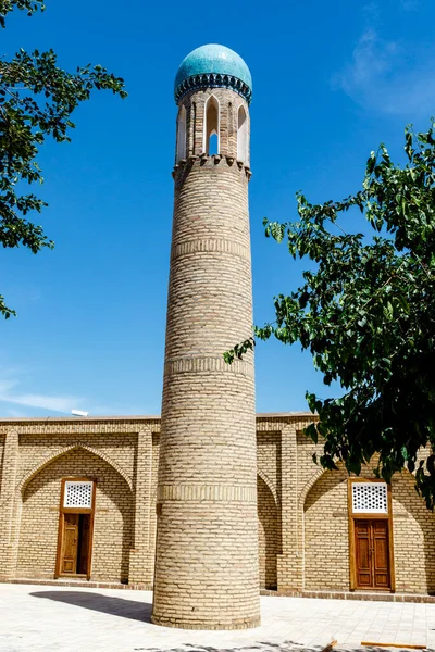 Minarete Complejo Dorut Tilavat Shahrisabz Uzbekistán —  Fotos de Stock