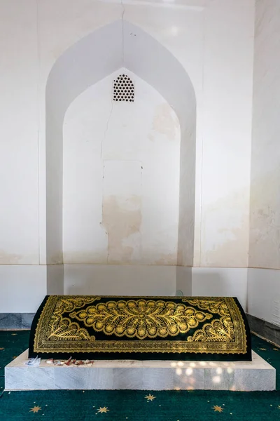 Hrobka Uvnitř Ulugbek Madrassa Registan Samarkand Uzbekistán Střední Asie — Stock fotografie