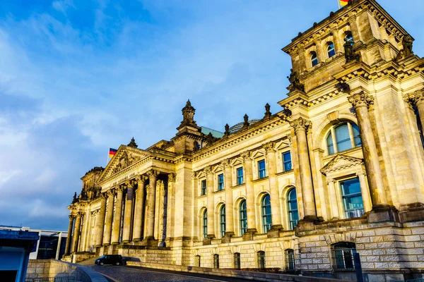 Exteriör Riksdagshuset Berlin Tyskland Europa — Stockfoto