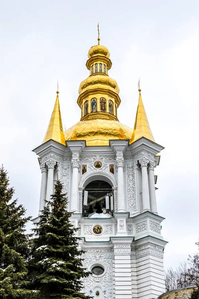 Kyiv Ukrayna Avrupa Daki Kyevo Pecherska Lavra Manastırının Altın Kubbesi — Stok fotoğraf