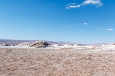 Atacama Çölü 'ndeki Valle de la Luna, Antofagasta, Şili, Güney Amerika