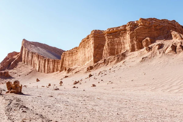 Valle Luna Pustyni Atacama Antofagasta Chile Ameryka Południowa — Zdjęcie stockowe