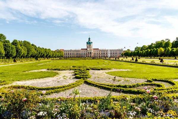 Parque Schloss Charlottenburg Palácio Berlim Alemanha Europa — Fotografia de Stock