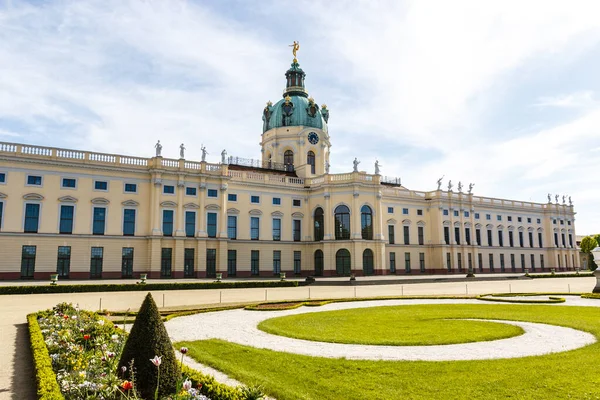 Fachada Del Palacio Schloss Charlottenburg Berlín Alemania Europa — Foto de Stock