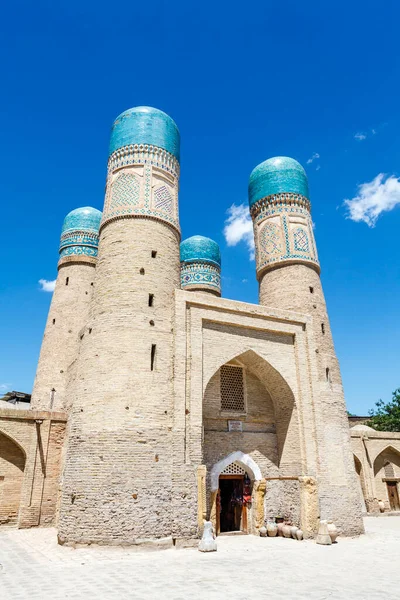 Buiten Chor Minor Madrassah Bukhara Oezbekistan Centraal Azië — Stockfoto