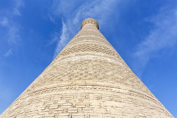 Wielki Minaret Kalonu Bucharze Uzbekistan Azja Środkowa — Zdjęcie stockowe