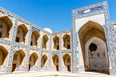 Buhara, Özbekistan, Orta Asya 'daki Ulugbek medresesi