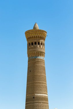 Buhara, Özbekistan, Orta Asya 'daki Büyük Kalon Minaresi