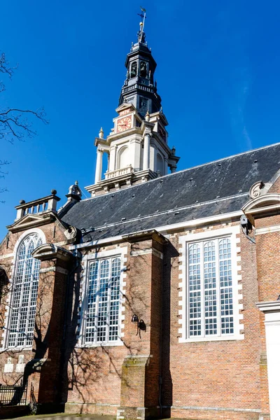 Exteriér Kostela Zvonice Zuiderkerk Amsterdamu Noord Holland Nizozemsko — Stock fotografie