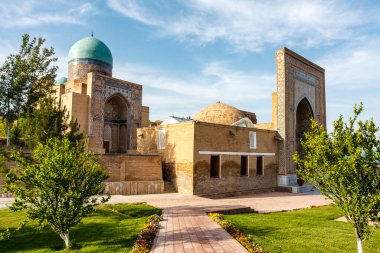 Semerkant, Özbekistan, Orta Asya 'daki Şah-i-Zinda Topluluğu