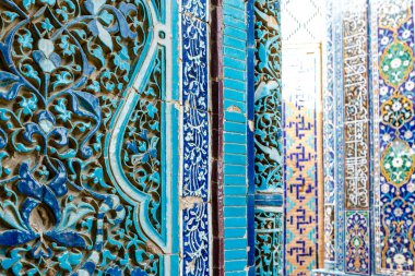 Semerkant, Özbekistan, Orta Asya 'daki Şah-i-Zinda Topluluğu