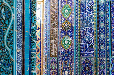 Semerkant, Özbekistan, Orta Asya 'daki Şah-i-Zinda Topluluğu