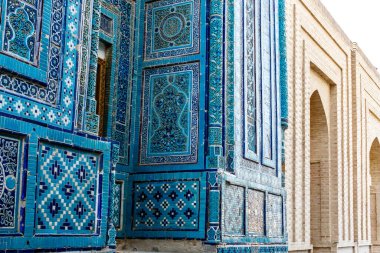 Semerkant, Özbekistan, Orta Asya 'daki Şah-i-Zinda Topluluğu