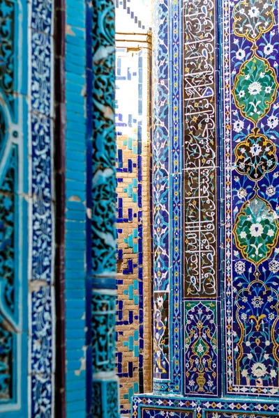 Zespół Shah Zinda Samarkandzie Uzbekistan Azja Środkowa — Zdjęcie stockowe