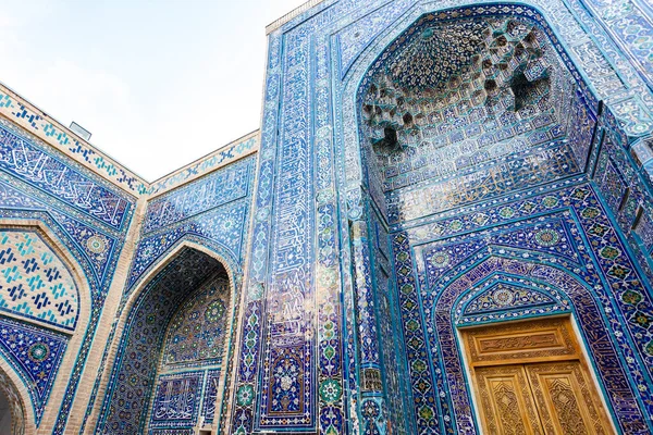 Utanför Tuman Oko Komplexet Inuti Shah Zinda Ensemble Samarkand Uzbekistan — Stockfoto