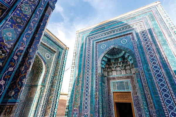 Shah Zinda Ensemble Samarkand Uzbekistan Centralasien — Stockfoto