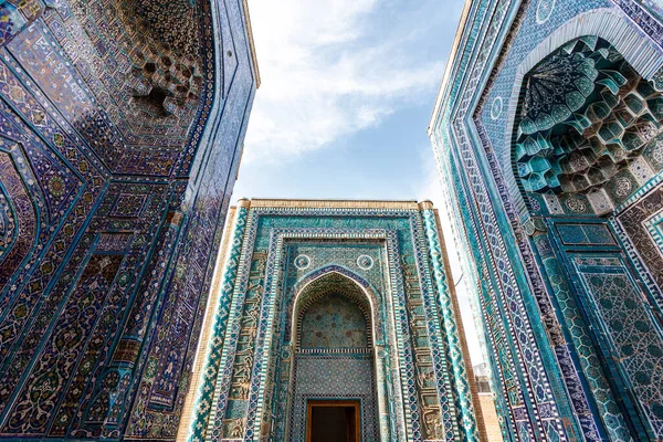 Shah Zinda Ensemble Samarkand Uzbekistán Střední Asie — Stock fotografie